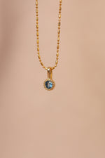 Load image into Gallery viewer, Collar chapa de oro brillo color