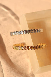 Brazalete conchas de mar acero inoxidable