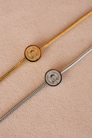 Pulsera san Benito acero inoxidable