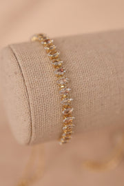 Pulsera ajustable chapa de oro