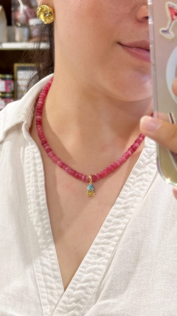Collar Ágatha con medusa