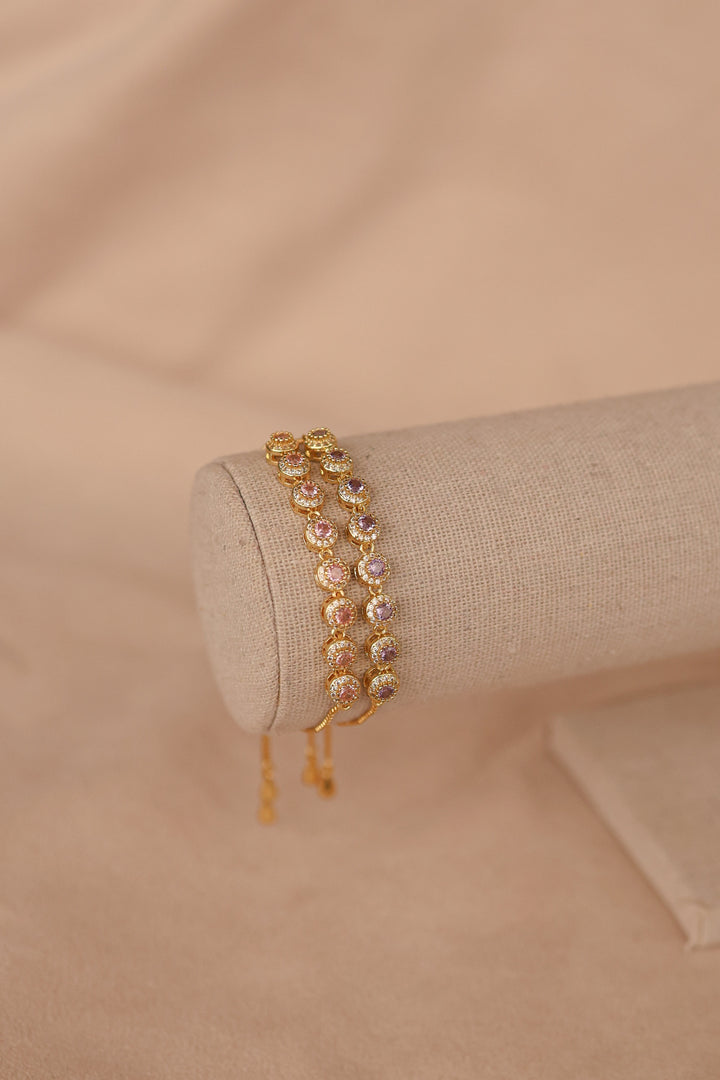 Pulsera ajustable chapa de oro