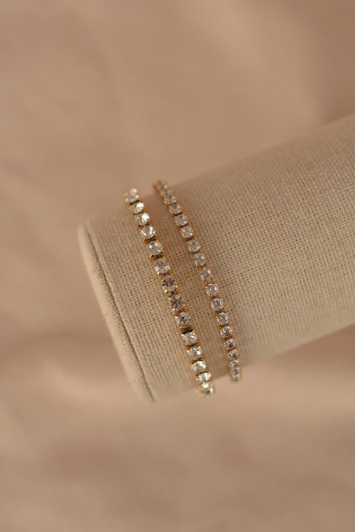 Pulsera zirconia acero inoxidable con broche