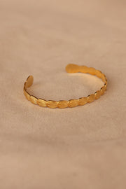 Brazalete ajustable conchitas acero inoxidable