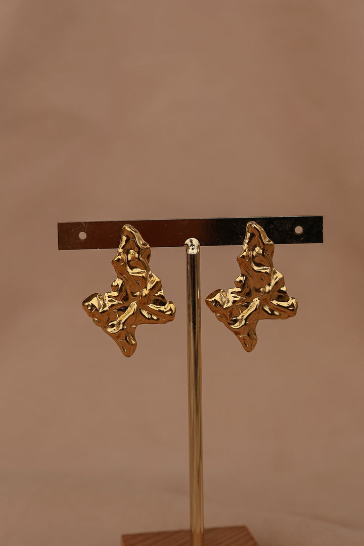 Aretes de acero inoxidable en forma de papel corrugado