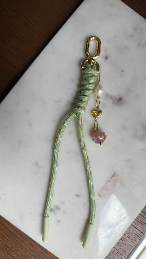 Bag charm verde