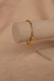 Pulsera acero inoxidable eslabones san Benito