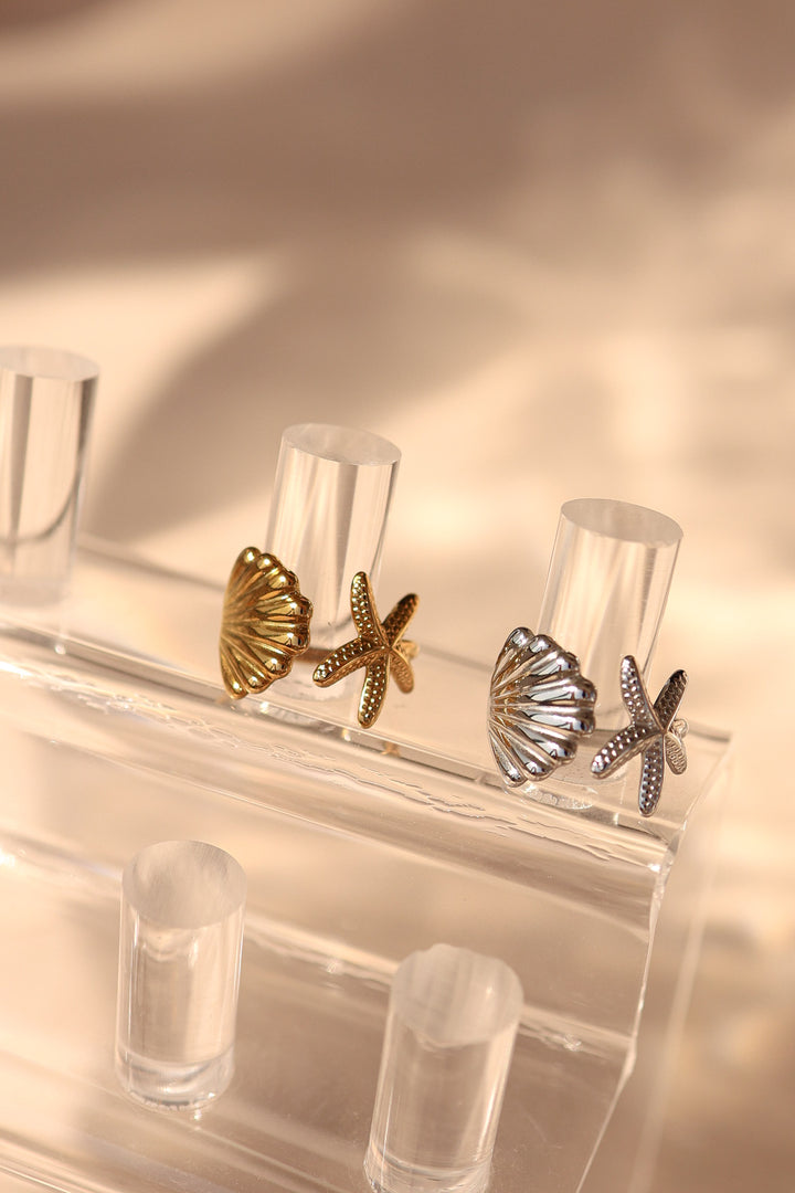 Anillo mar acero inoxidable ajustable