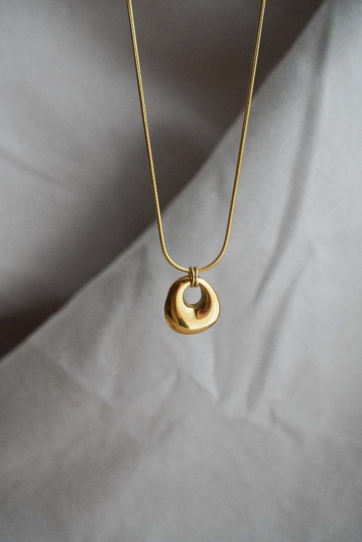 Collar de acero inoxidable.