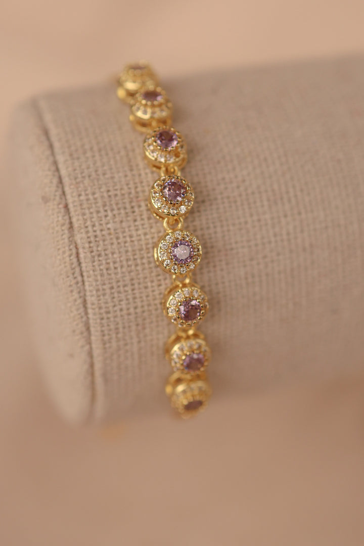 Pulsera ajustable chapa de oro