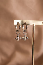 Hoop acero inoxidable abejita.