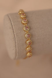 Pulsera ajustable chapa de oro