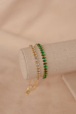 Load image into Gallery viewer, Pulsera ajustable chapa de oro
