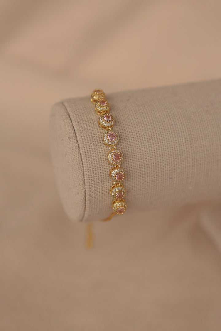 Pulsera ajustable chapa de oro