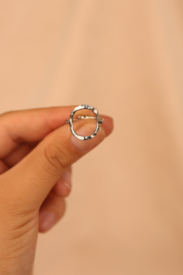 anillo acero inoxidable ajustable a tallas #6 #7 #8 #9 #10