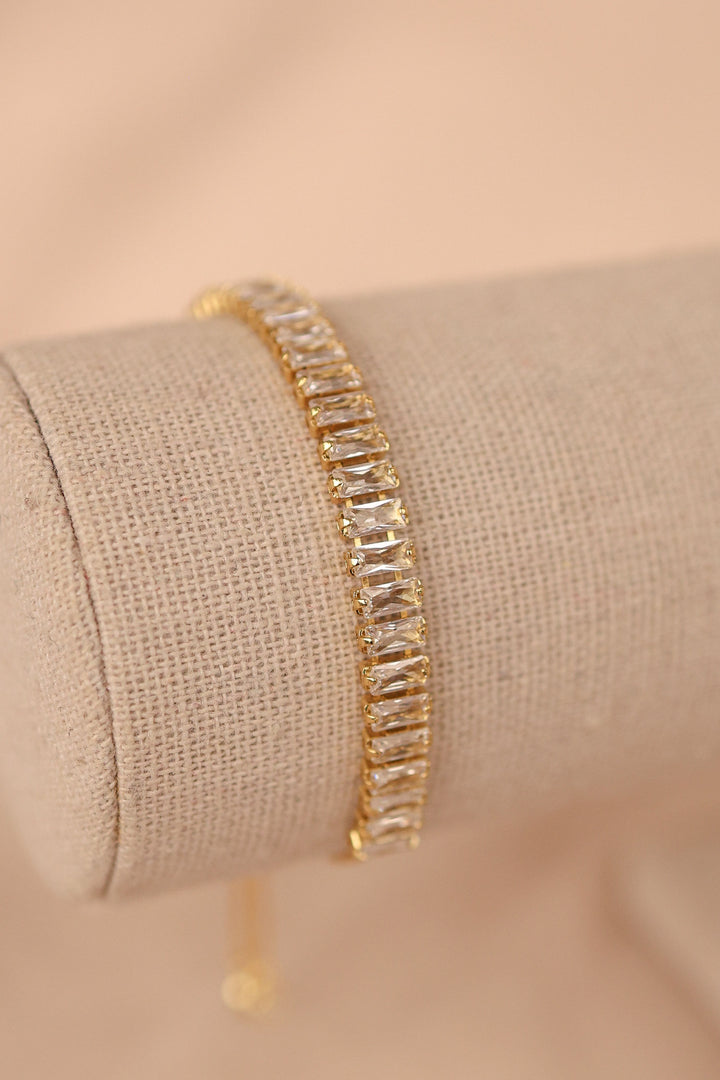 Pulsera chapa de oro ajustable