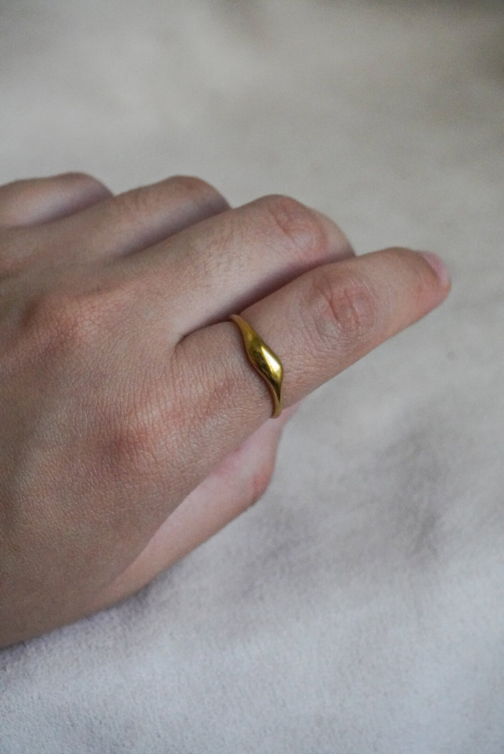 Anillo onda de acero inoxidable ajustable
