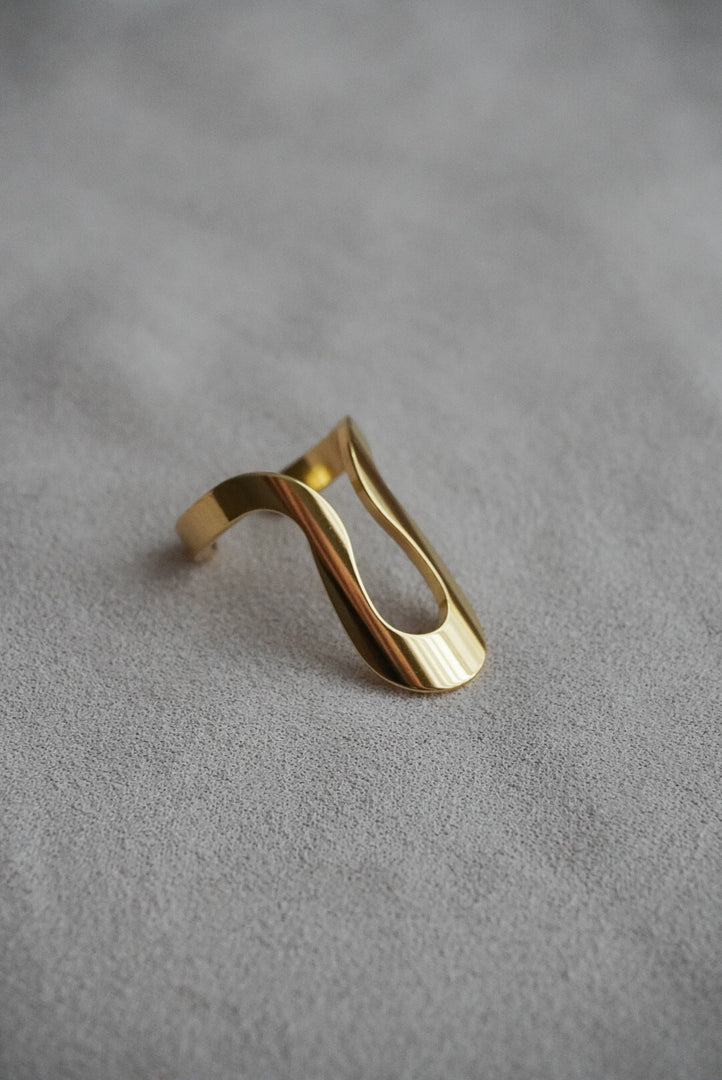 Anillo ajustable de acero inoxidable #6 #7