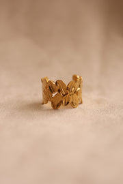 Anillo hojas de acero inoxidable