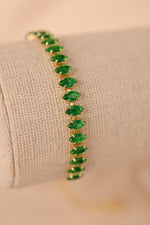 Load image into Gallery viewer, Pulsera ajustable chapa de oro
