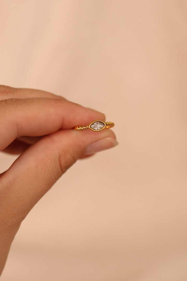 Anillo acero inoxidable talla #4