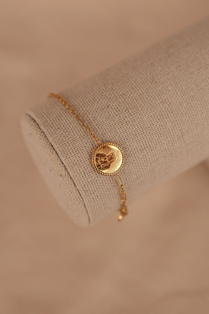 Pulsera acero inoxidable virgen de Guadalupe