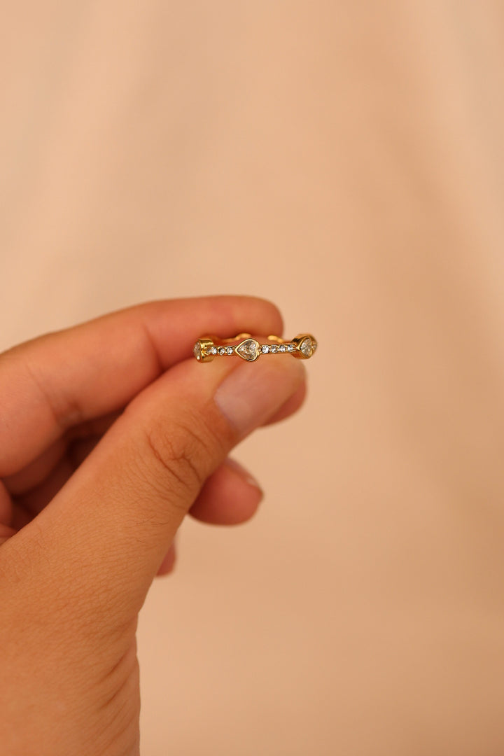 Anillo acero inoxidable ajustable talla #7 #8