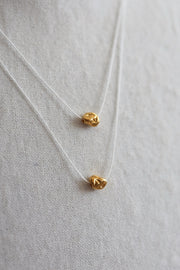 Collar doble chapa de oro